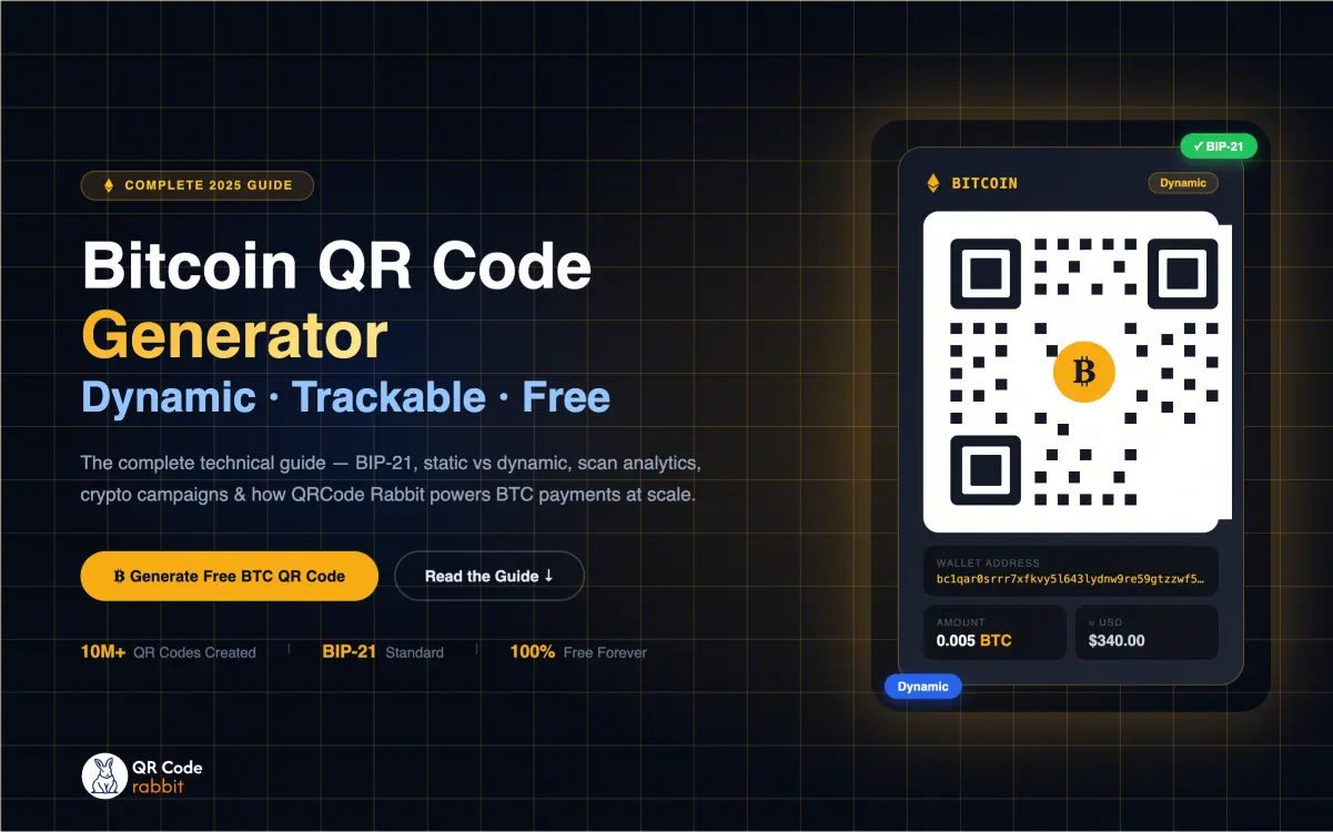 Bitcoin QR Code Generator: Complete Guide to Dynamic BTC Payments (2026)