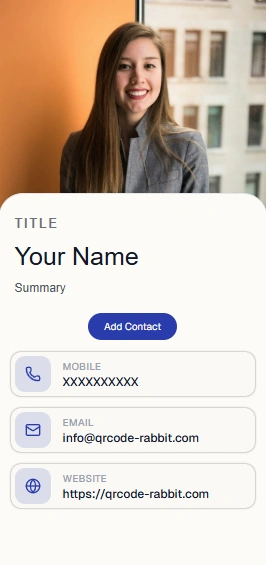 Digital business card template 3
