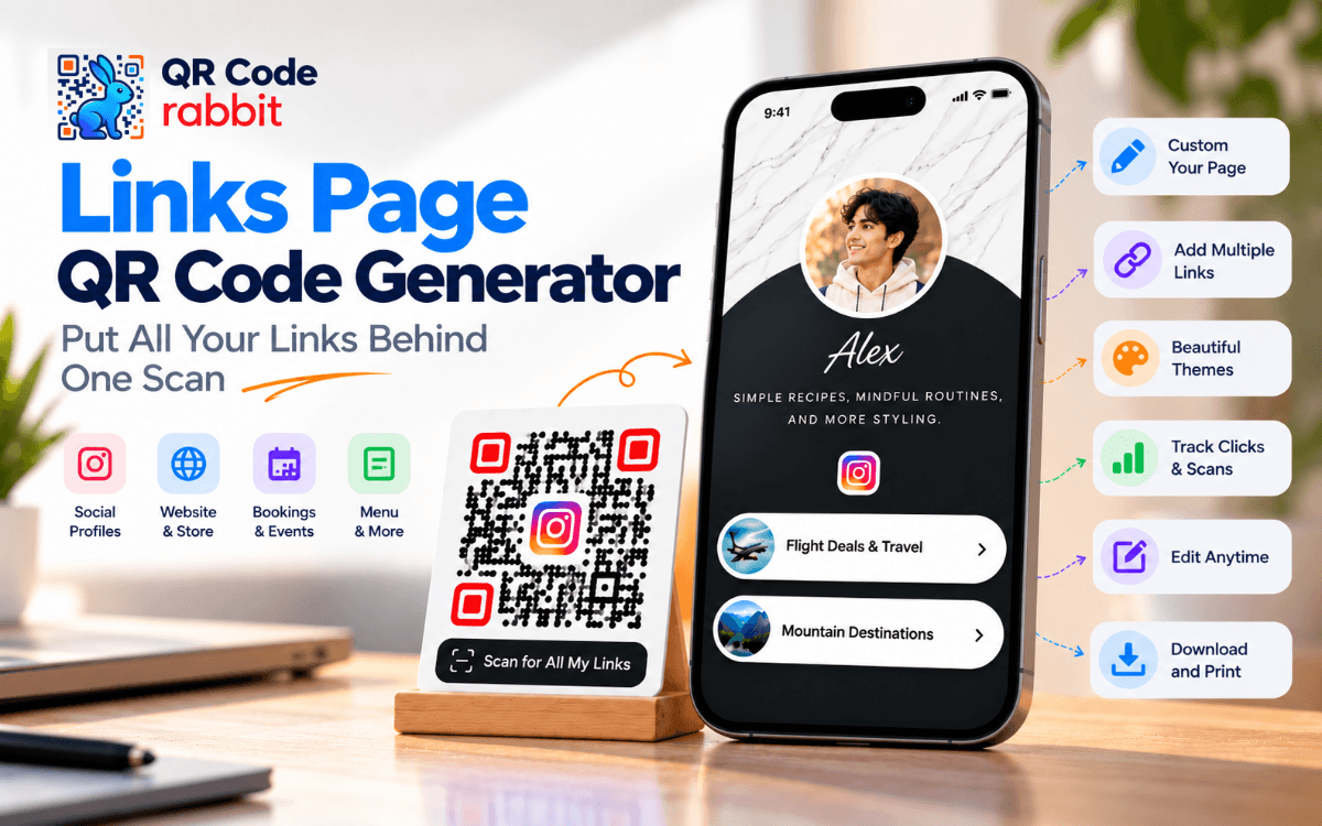 Links Page QR Code Generator: One Scan, All Your Links